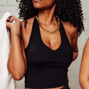 Klassy Network Halter Brami - Black